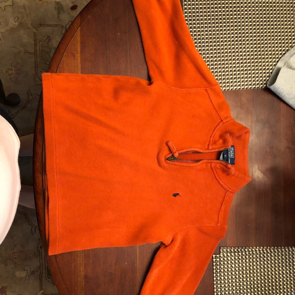 Ralph Lauren Boys Cotton Half Zip Pullover